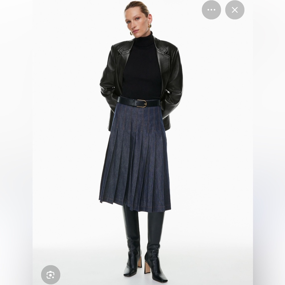 Aritzia Babaton Process Jean Skirt